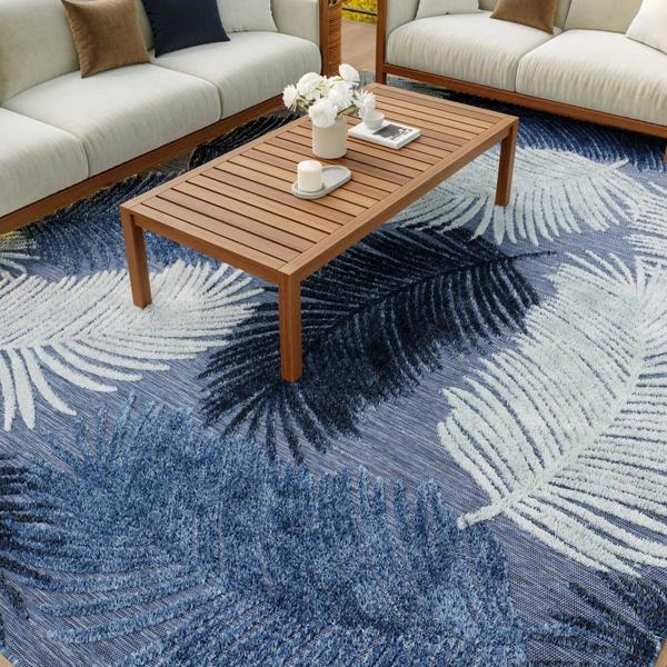 Nourison Suncoast Denim Indoor/Outdoor Nature Rug SNC03