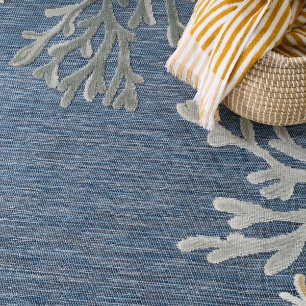 Nourison Suncoast Denim Multi Indoor/Outdoor Nature Rug SNC04