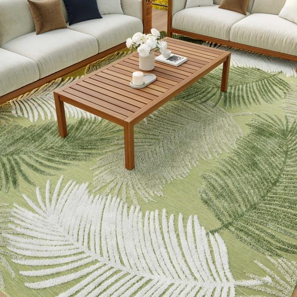 Nourison Suncoast Green Indoor/Outdoor Nature Rug SNC03