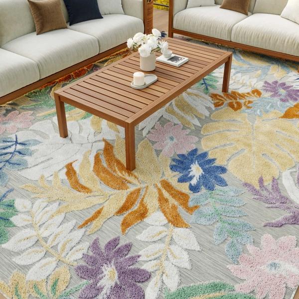 Nourison Suncoast Multicolor Indoor/Outdoor Nature Rug SNC02