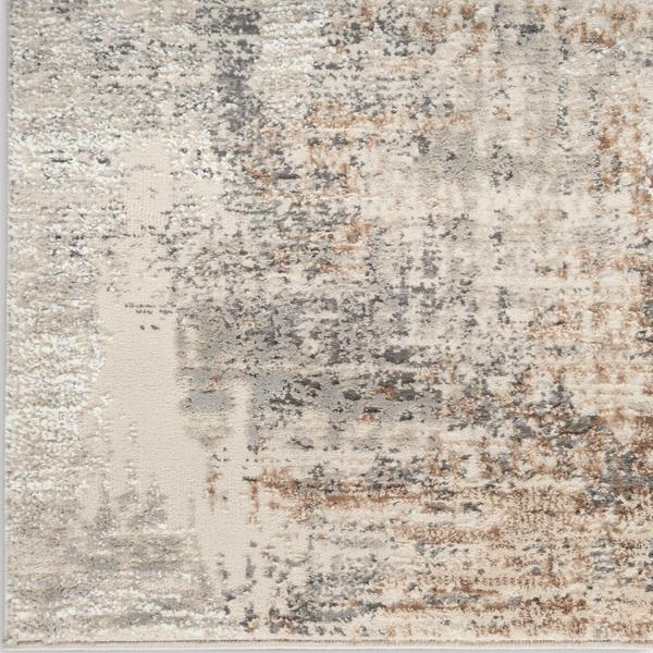 nourison Sustainable Trends Beige Grey Indoor only Abstract Rug SUT04 Home