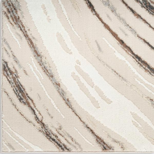 nourison Sustainable Trends Beige Grey Indoor only Abstract Rug SUT05 Home