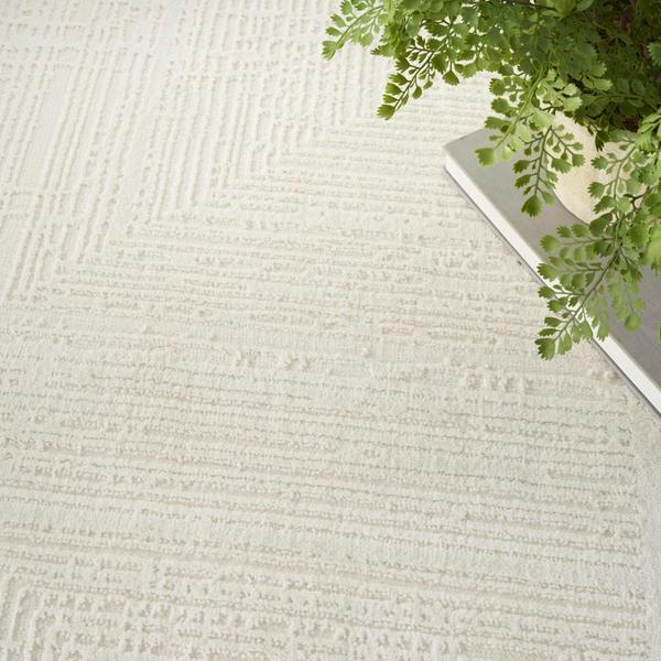 Nourison Sustainable Trends Ivory Indoor Only Abstract Rug SUT07 Home