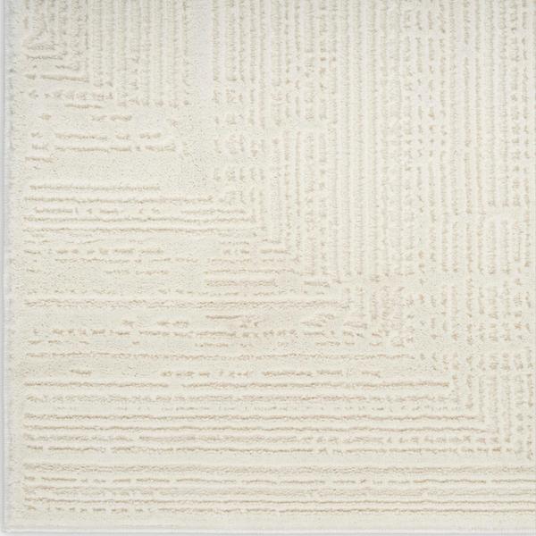 nourison Sustainable Trends Ivory Indoor only Abstract Rug SUT07 Home