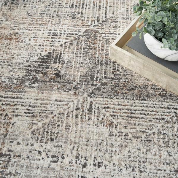 Nourison Sustainable Trends Ivory Multicolor Indoor Only Abstract Rug SUT08 Home