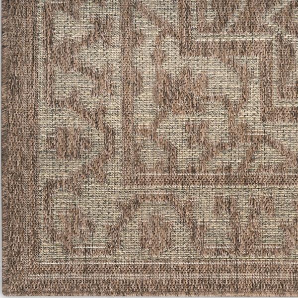 nourison Tulum Brown Indoor/Outdoor Persian Rug TLM05