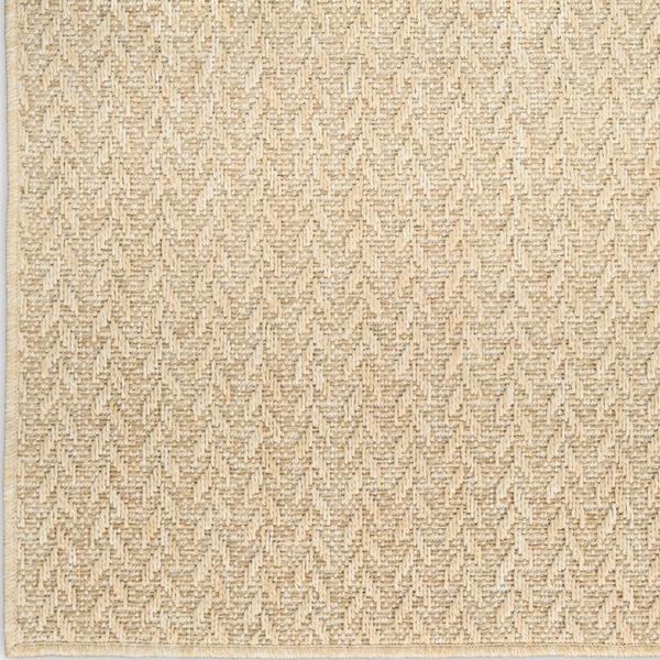 nourison Tulum Cream Indoor/Outdoor Chevron Rug TLM02