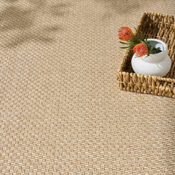 Nourison Tulum Taupe Indoor/Outdoor Solid Rug TLM03