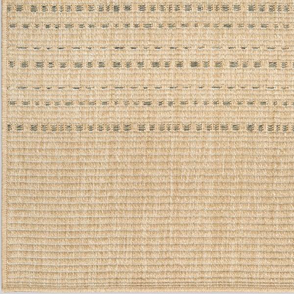 nourison Tulum Taupe Indoor/Outdoor Striped Rug TLM01