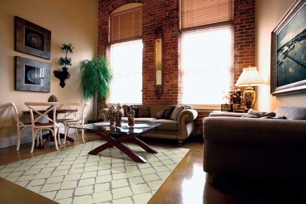Nourison TWILIGHT TRELLIS TWTRL HEATHER BROADLOOM CARPET