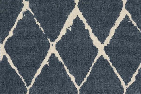 Nourison TWILIGHT TRELLIS TWTRL MEDIUM BLUE BROADLOOM CARPET