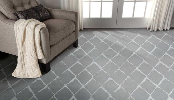 Nourison TWILIGHT TRELLIS TWTRL MERCURY BROADLOOM CARPET