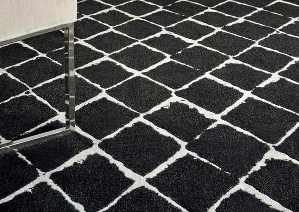 Nourison TWILIGHT TRELLIS TWTRL ONYX BROADLOOM CARPET