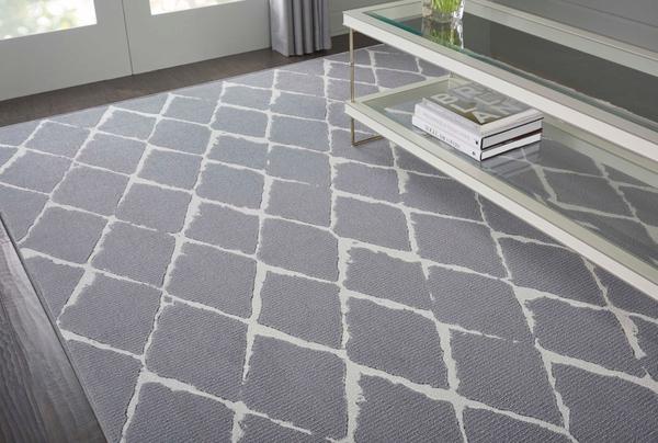 Nourison TWILIGHT TRELLIS TWTRL SLATE BROADLOOM CARPET