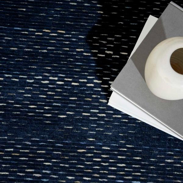 Nourison Valley Blue Indoor Only Striped Rug VLL01 Home