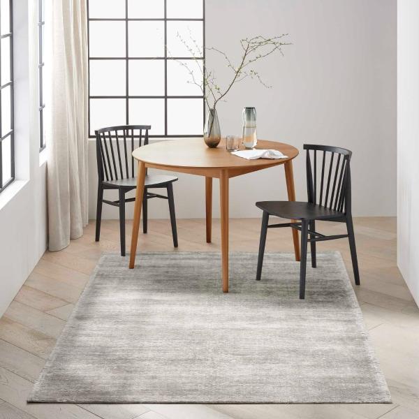 Nourison Valley Grey Indoor Only Striped Rug VLL01 Home
