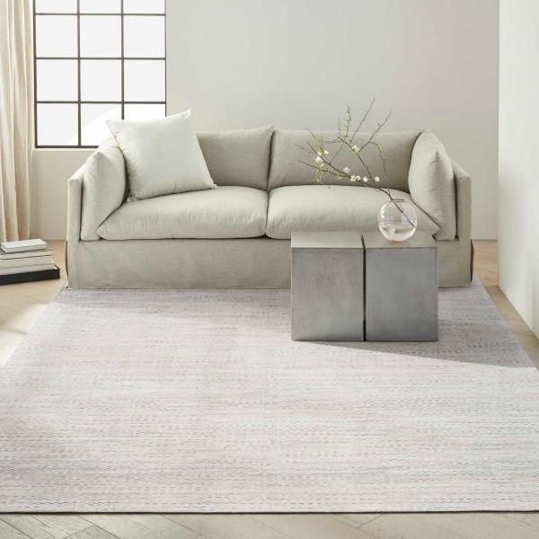 nourison Valley Ivory Indoor only Striped Rug VLL01 Home