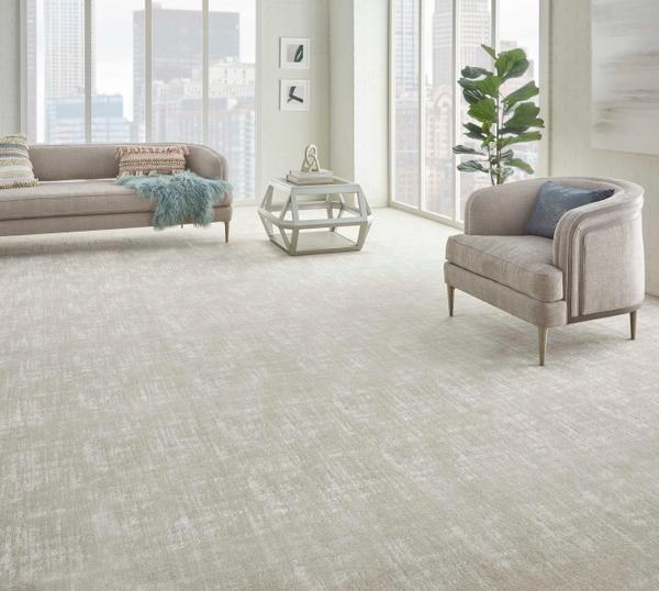 nourison VELVET TEXTURES VELVET ABSTRACT VLABS STONE BROADLOOM CARPET