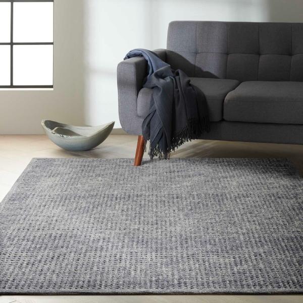 Nourison Vera Denim Indoor Only Solid Rug VEA01 Home