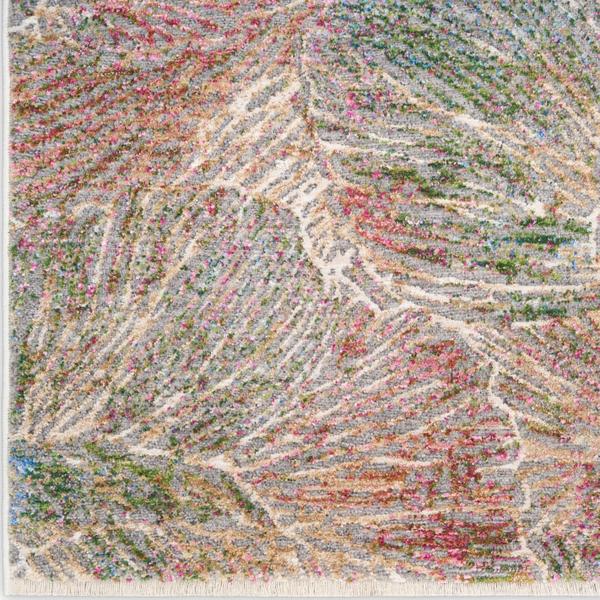 nourison Vintage Harmony Sage Multicolor Indoor only Floral Rug VHH04