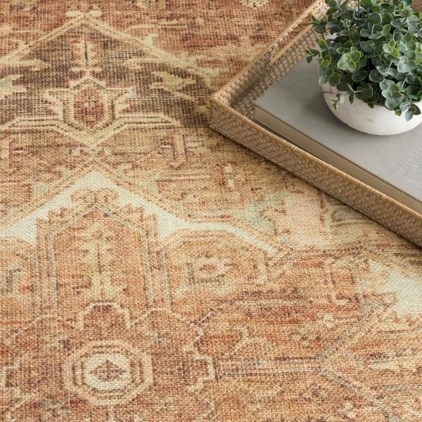 Nourison Vintage Washables Gold Indoor Only Persian Rug VWS14