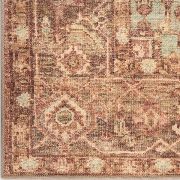 nourison Vintage Washables Gold Indoor only Persian Rug VWS14