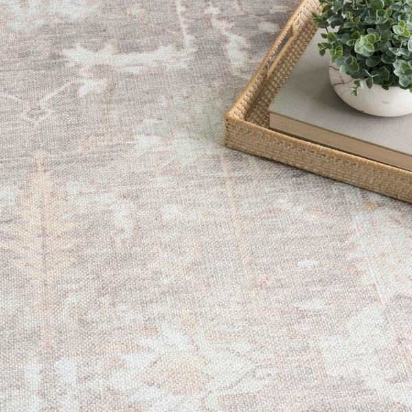 Nourison Vintage Washables Grey Indoor Only Persian Rug VWS09