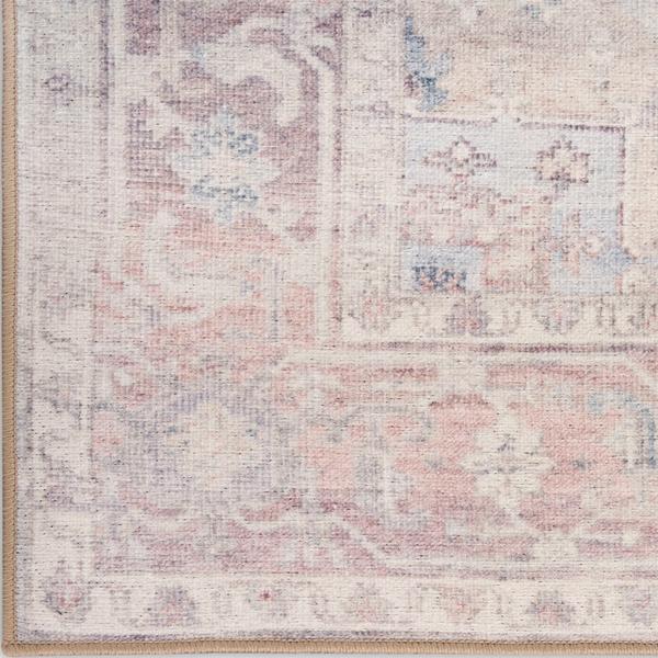 nourison Vintage Washables Light Blue Indoor only Persian Rug VWS07
