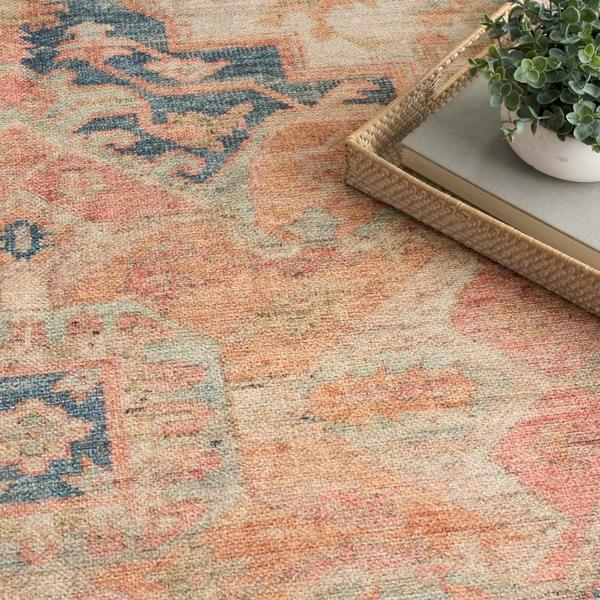 Nourison Vintage Washables Multicolor Indoor Only Persian Rug VWS15