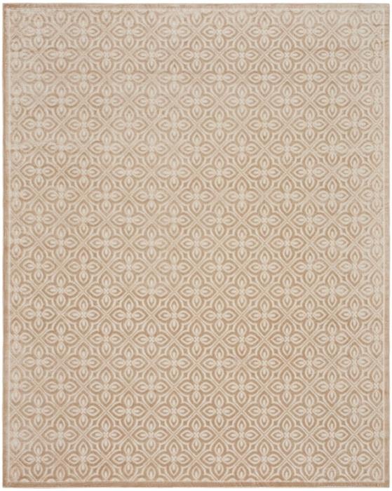 Nourison Washable Charm Beige Ivory Indoor Only Floral Rug WCH03