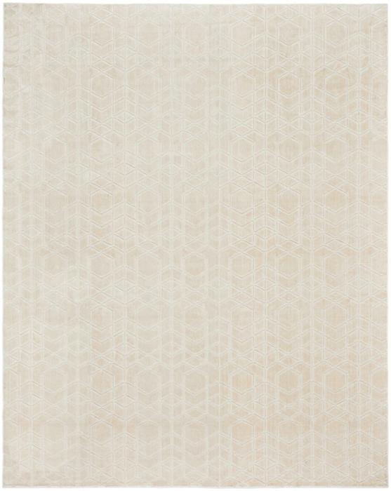 Nourison Washable Charm Ivory Indoor Only Geometric Rug WCH01