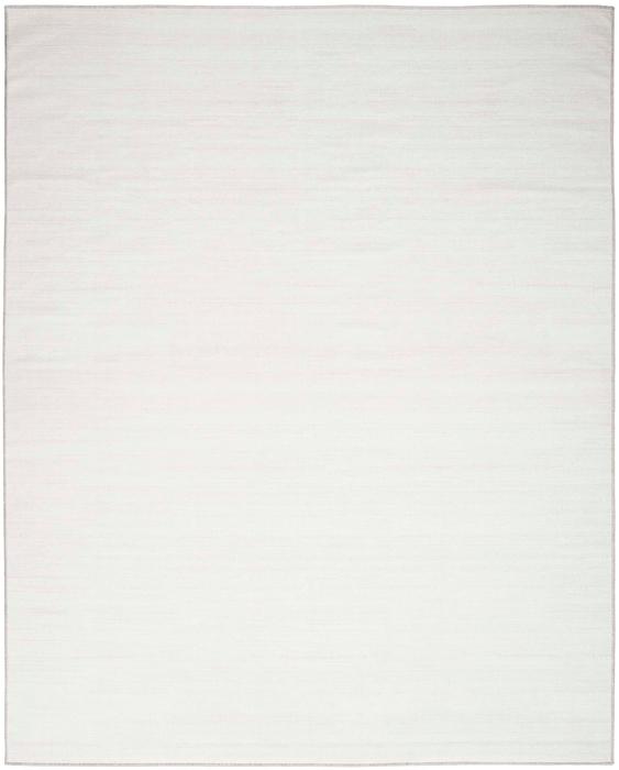 Nourison Washable Essentials Ivory Grey Indoor Only Solid Rug WAE01 Home
