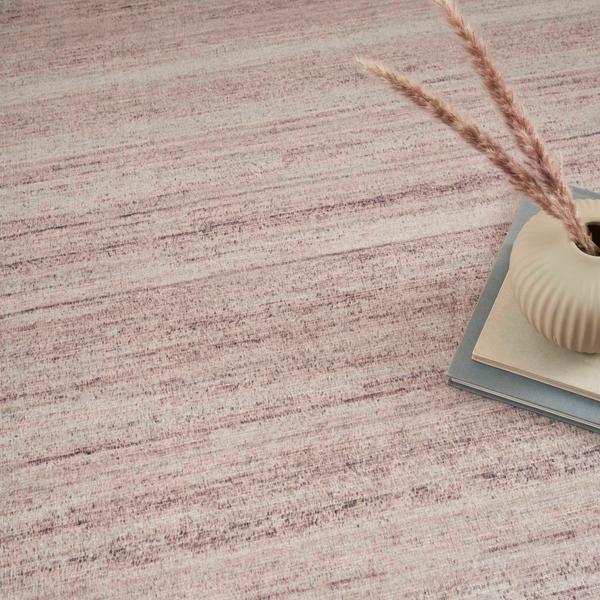 Nourison Washable Essentials Ivory Mocha Indoor Only Solid Rug WAE01 Home