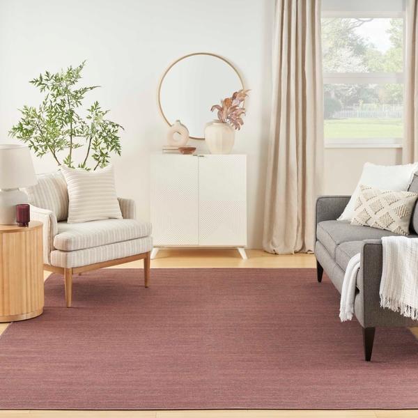 nourison Washable Essentials Mocha Indoor only Solid Rug WAE01 Home