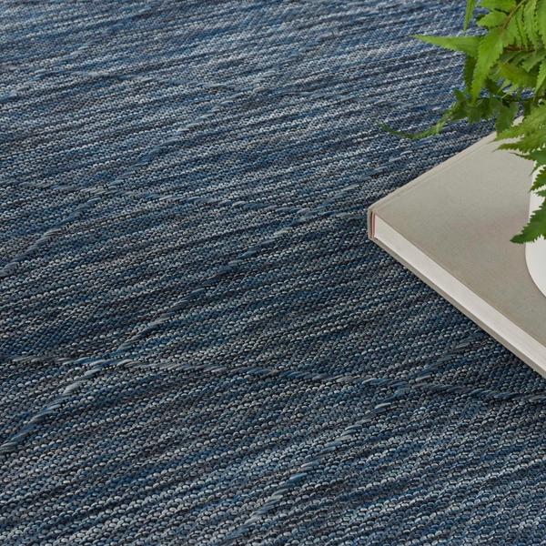 Nourison Washable Solutions Navy Blue Indoor/Outdoor Geometric Rug WSL01 Home