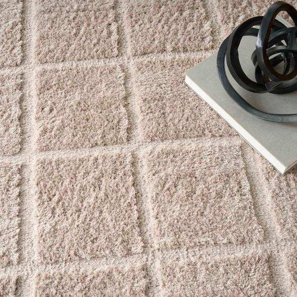 Nourison West End Ave Beige Indoor Only Geometric Rug WTE01