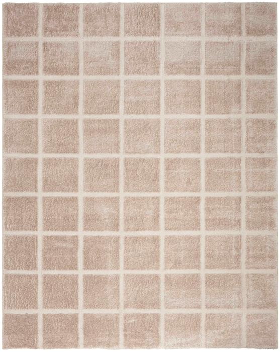 Nourison West End Ave Beige Indoor Only Geometric Rug WTE01