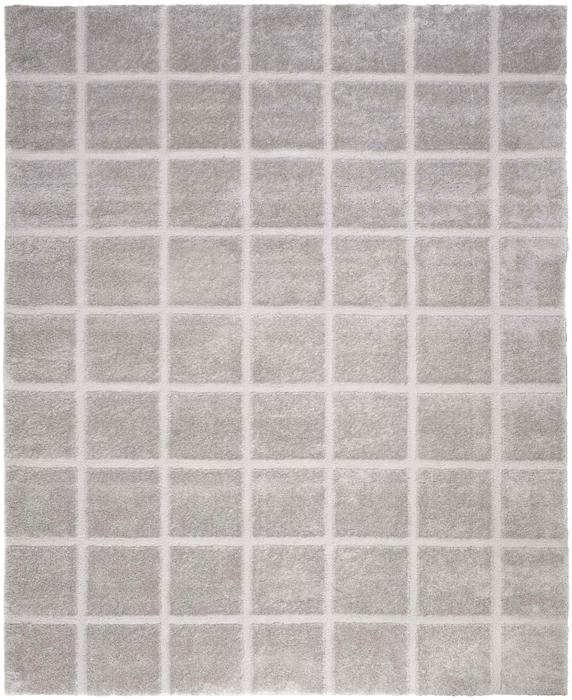 Nourison West End Ave Grey Indoor Only Geometric Rug WTE01
