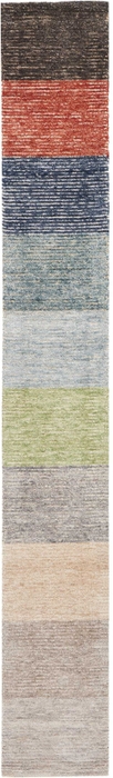 Nourison WESTON WES01 BLANKET Charcoal Brick Aegean Blue Seafoam Aquamarine Citron Silver Birch Linen Oatmeal Vapor AREA RUG