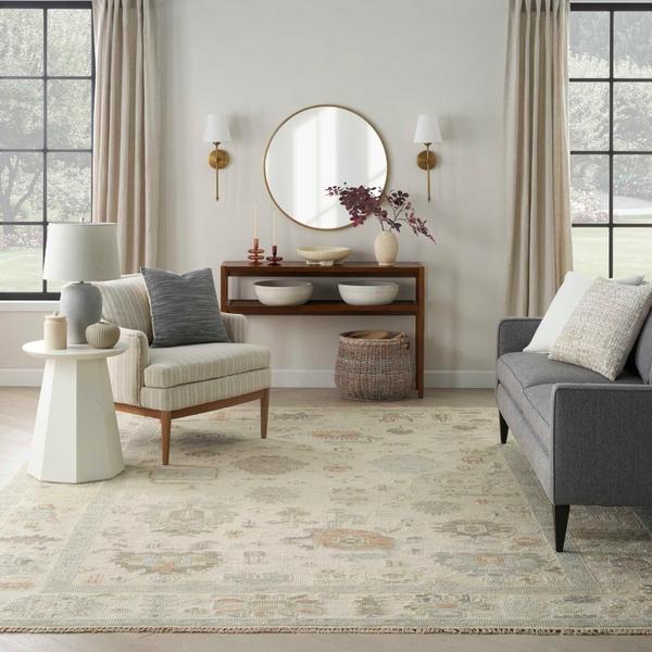 Nourison Whispers Beige Indoor Only Persian Rug WHP05