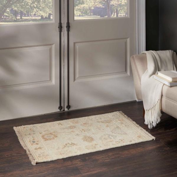 Nourison Whispers Cream Indoor Only Persian Rug WHP02