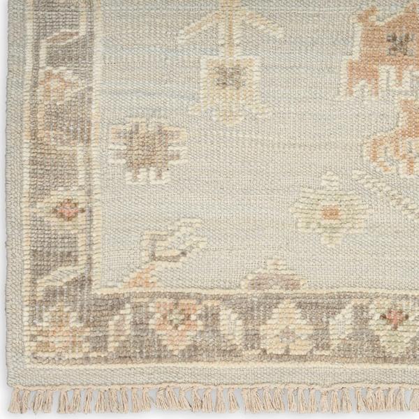 nourison Whispers Light Blue Indoor only Persian Rug WHP03