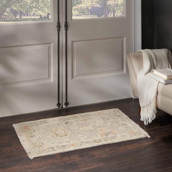 Nourison Whispers Taupe Indoor Only Persian Rug WHP01