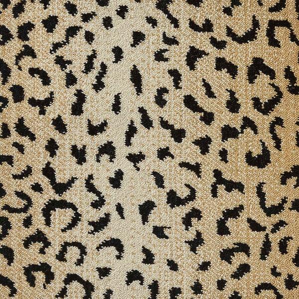 nourison WILDLIFE JUNGLE CAT WLD02 NATURAL BROADLOOM CARPET