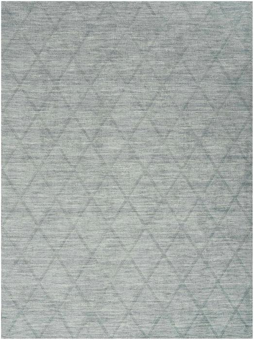 Nourison Wool Haven Blue Indoor Only Diamond Rug WOH01
