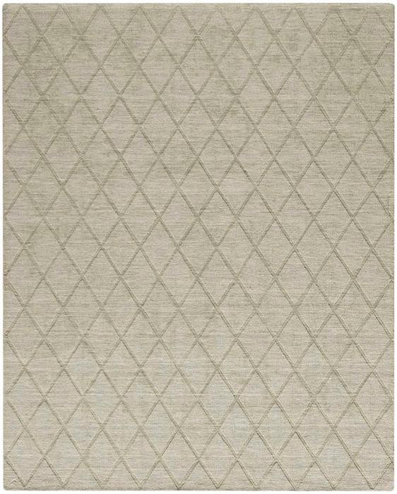 Nourison Wool Haven Sage Indoor Only Diamond Rug WOH01