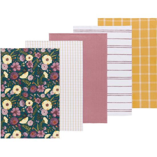 now designs Adeline Coordinating Dishtowel Set of 5