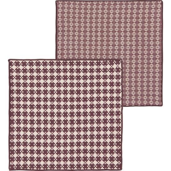 now designs Ash Plum Assorted Woven Dishcloths Set of 2