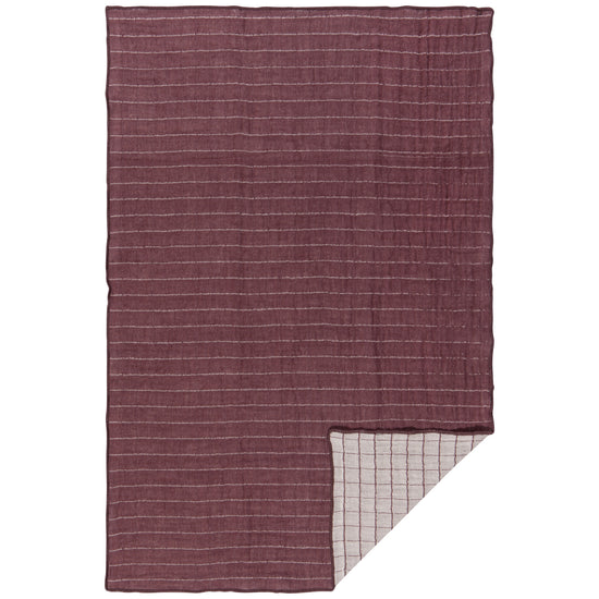 Now Designs Ash Plum Double Weave Dishtowels Set Of 2