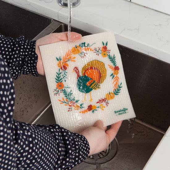 Now Designs Autumn Plenty Thanksgiving Swedish Dishcloth